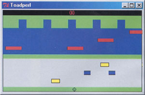 Frogger in 2048 bytes.